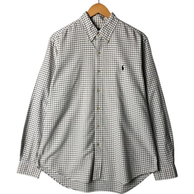 古着 ラルフローレン Ralph Lauren 長袖 ボタンダウンチェックシャツ メンズL相当/eaa570115