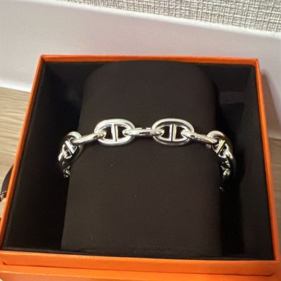 Hermes Chaine D'ancre MM Bracelet "Silver"