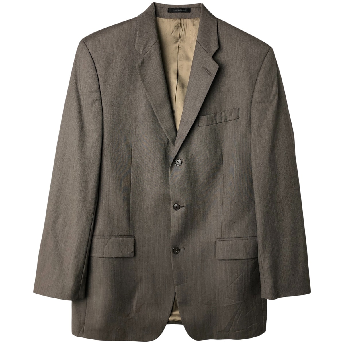 古着 00年代~ カルバンクライン Calvin klein ウールテーラードジャケット カナダ製 メンズM相当/eaa458207