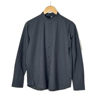THE NORTH FACE ザノースフェイス ロングスリーブパラムシャツ SIZE M レディース NRW12201 ブラック