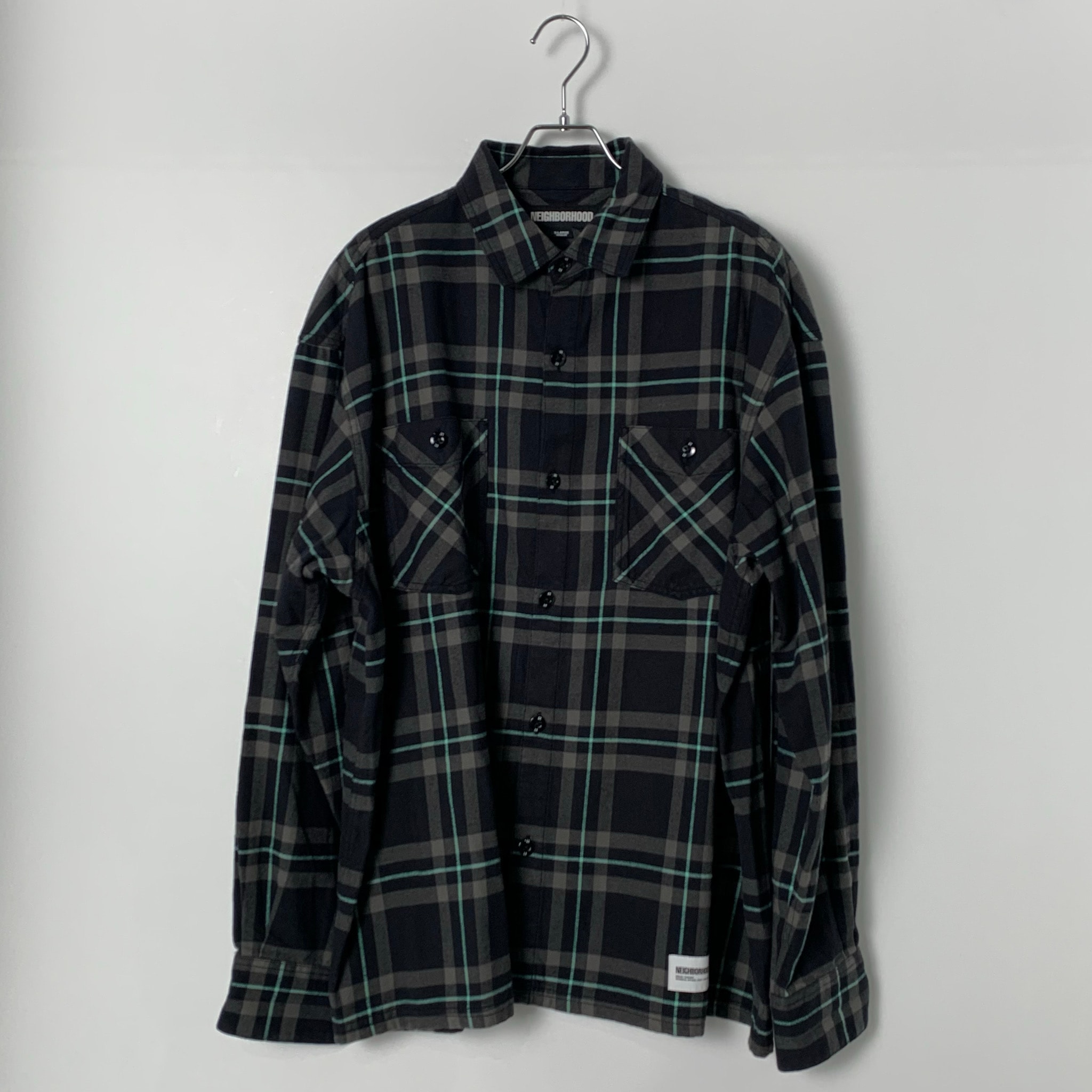 NEIGHBORHOOD Tartan Check Shirt LS "Black"