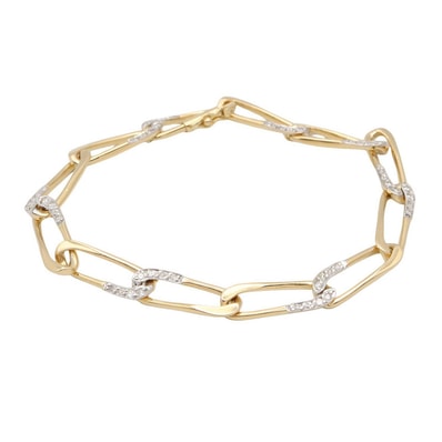 カルティエ CARTIER ダイヤ ブレスレット ブレスレット アクセサリー K18(イエローゴールド) ダイヤモンド レディース クリア系 / ゴールド系 【中古】