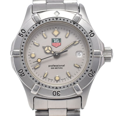 タグホイヤー TAG HEUER WE1411-R プロフェッショナル 200M グレー クォーツ レディース 腕時計 M#148301