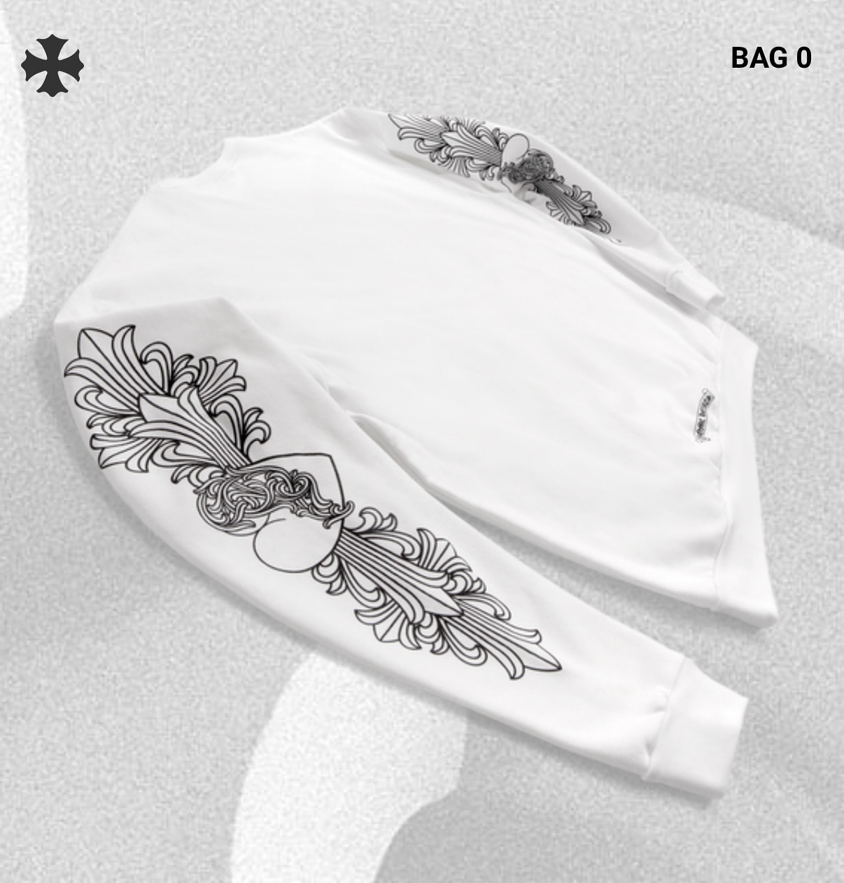 クロムハーツ スウェット オンライン限定 フローラルハート