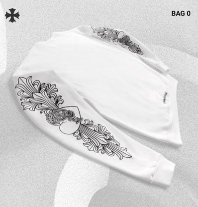 クロムハーツ スウェット オンライン限定 フローラルハート