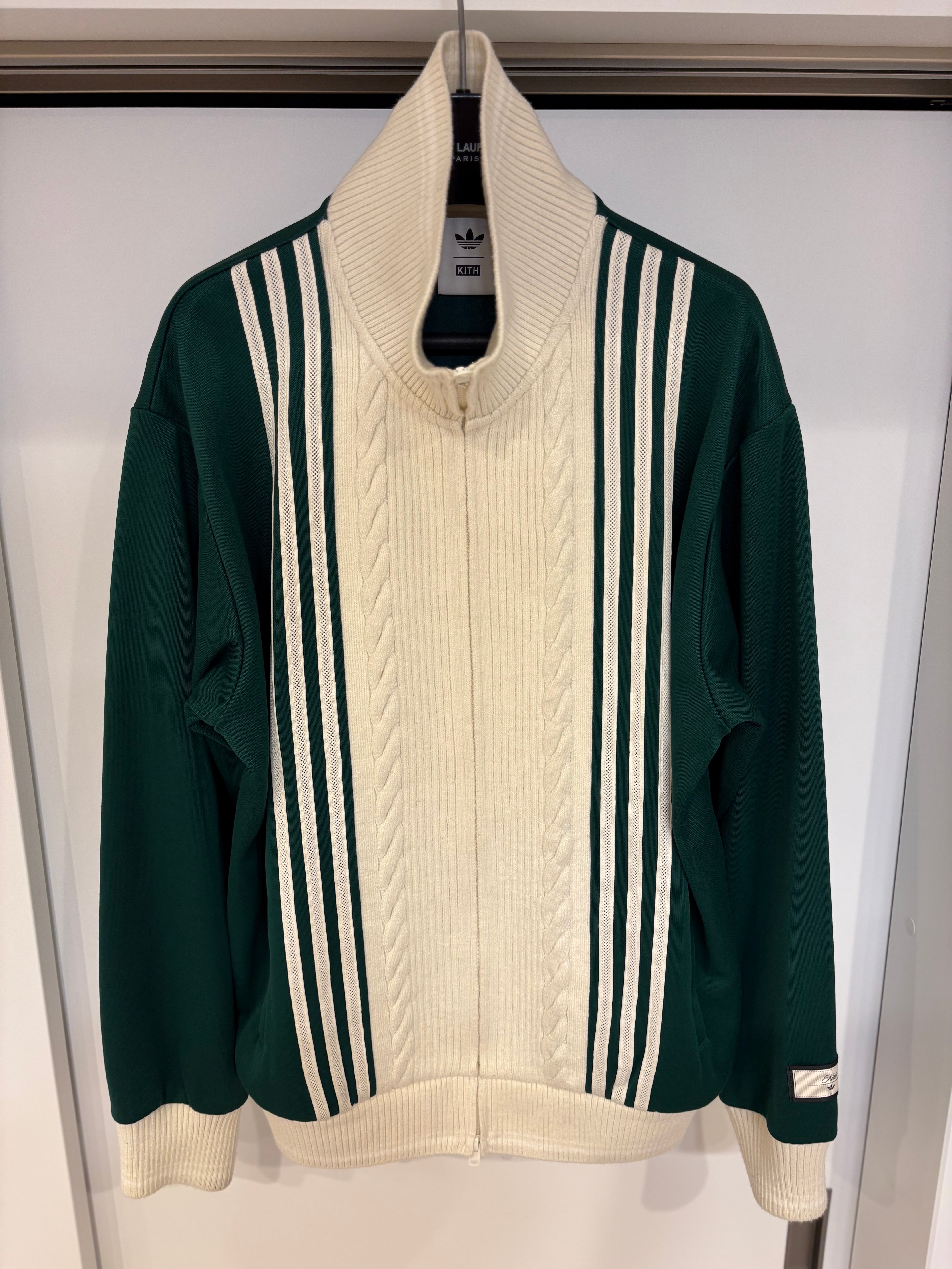 Kith x adidas Football Track Suit Top "Green"