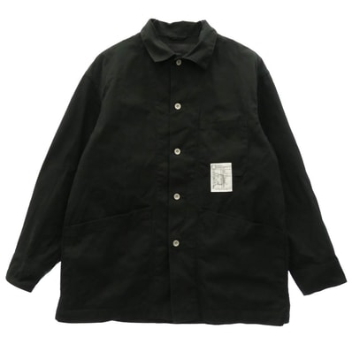 NEIGHBORHOOD ネイバーフッド ジャケット 25SS 251AQNH-JKM02 BW.SHORT COAT BLACK & WHITE シリーズ ワーク コート ブラック系 L【中古】
