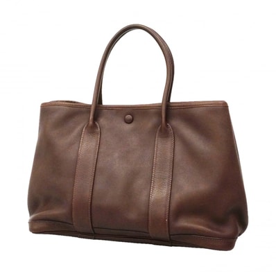 【6ga0794】エルメス トートバッグ ガーデンツイリーTPM スイフト ハバナ シルバー金具 □H刻印【中古】レディース