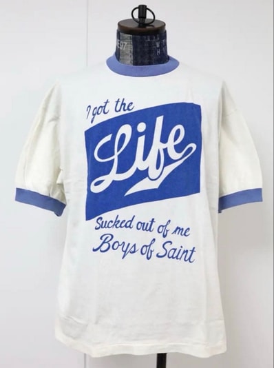 Saint Mxxxxxx x BOYS OF SUMMER BOS SS T-Shirt Ringer Tee "White"