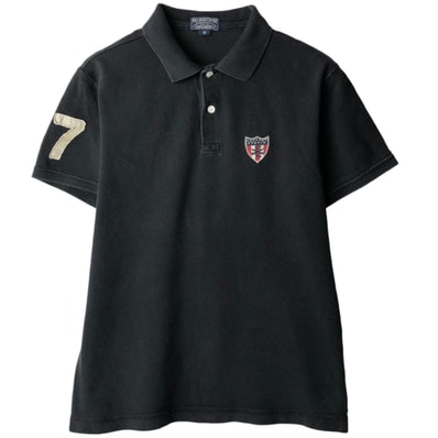 古着 ラルフローレン Ralph Lauren POLO JEANS COMPANY 星条旗柄 半袖 ポロシャツ メンズM相当/eaa635227