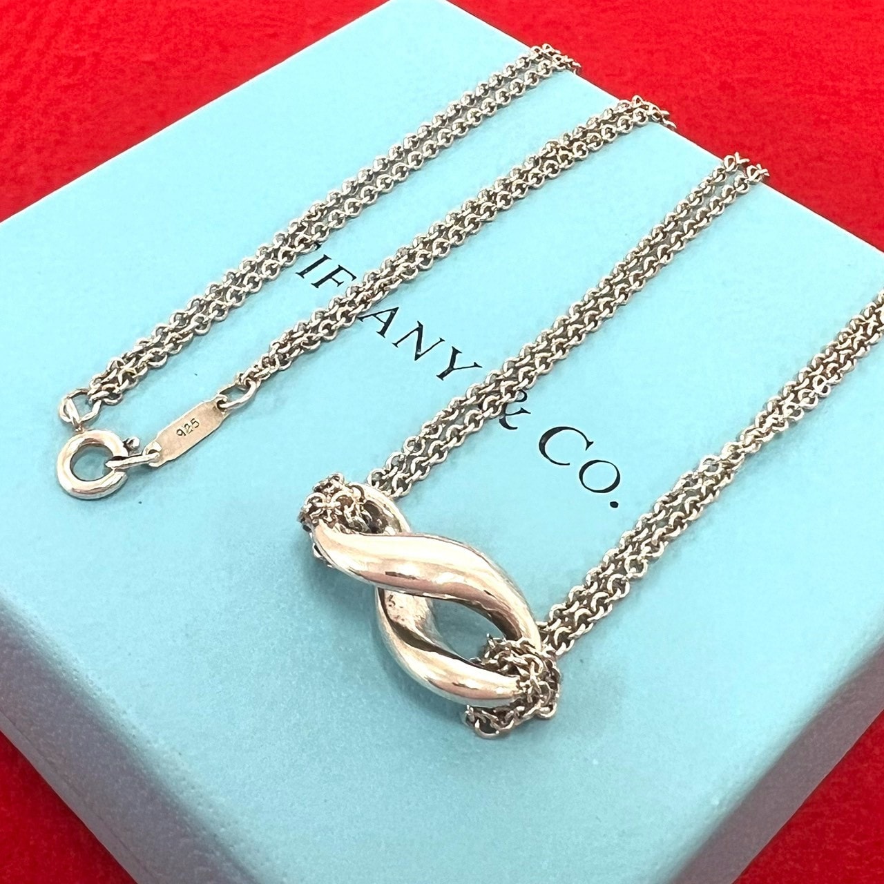 TIFFANY&Co. ティファニー インフィニティ ネックレス シルバー925 ネックレス シルバー
 263-3