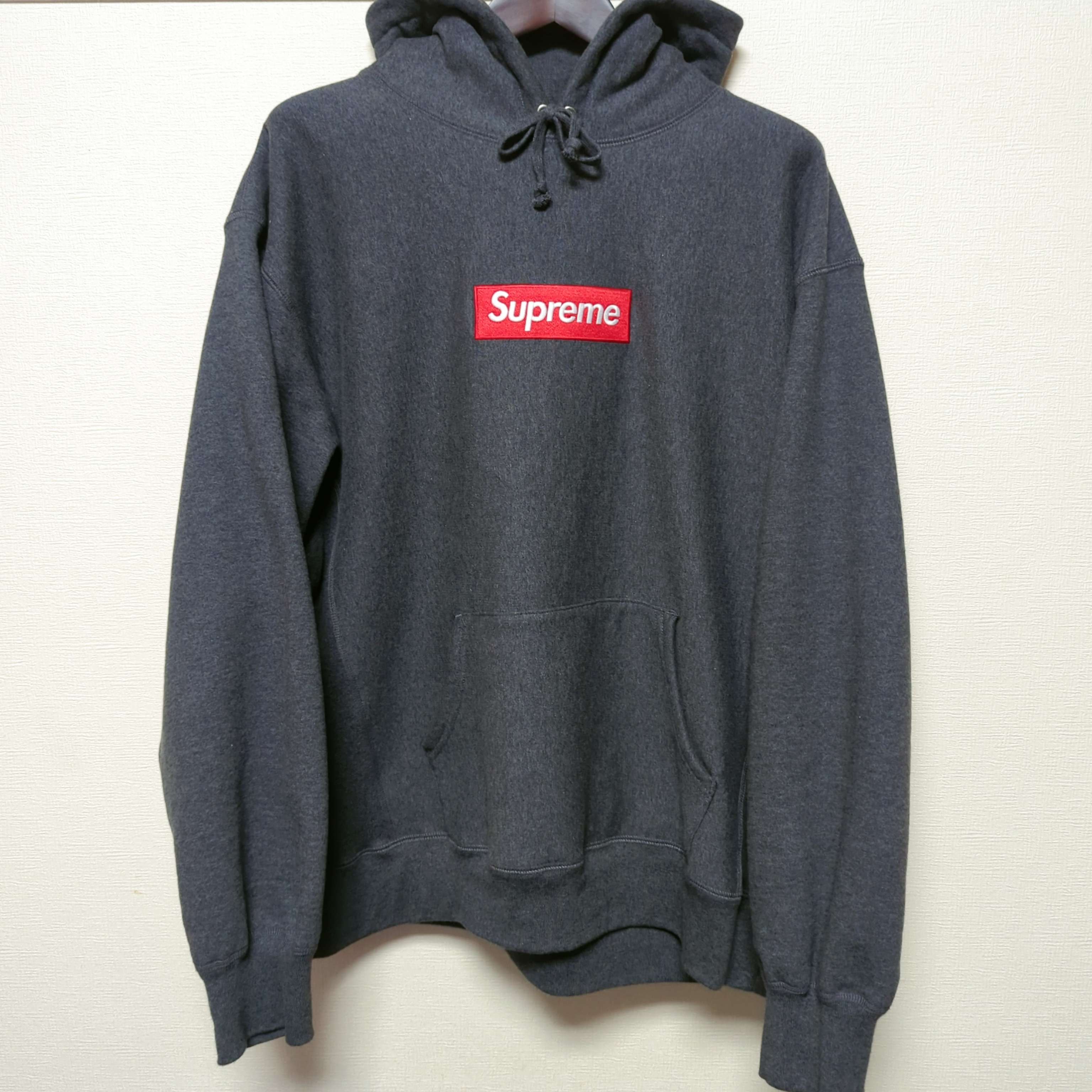 Supreme Box Logo Hooded Sweatshirt "Charcoal" (21FW)