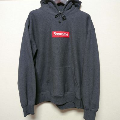 Supreme Box Logo Hooded Sweatshirt "Charcoal" (21FW)