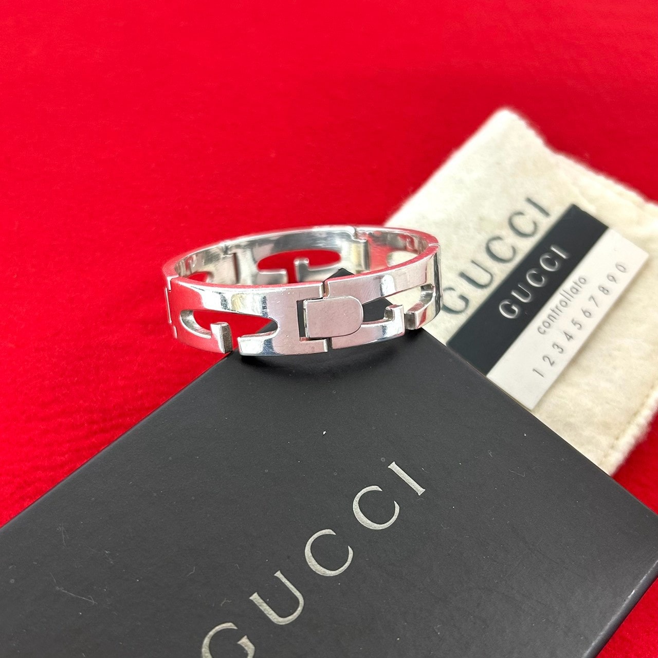 GUCCI グッチ カットアウト G シルバー925 ブレスレット シルバー
13124