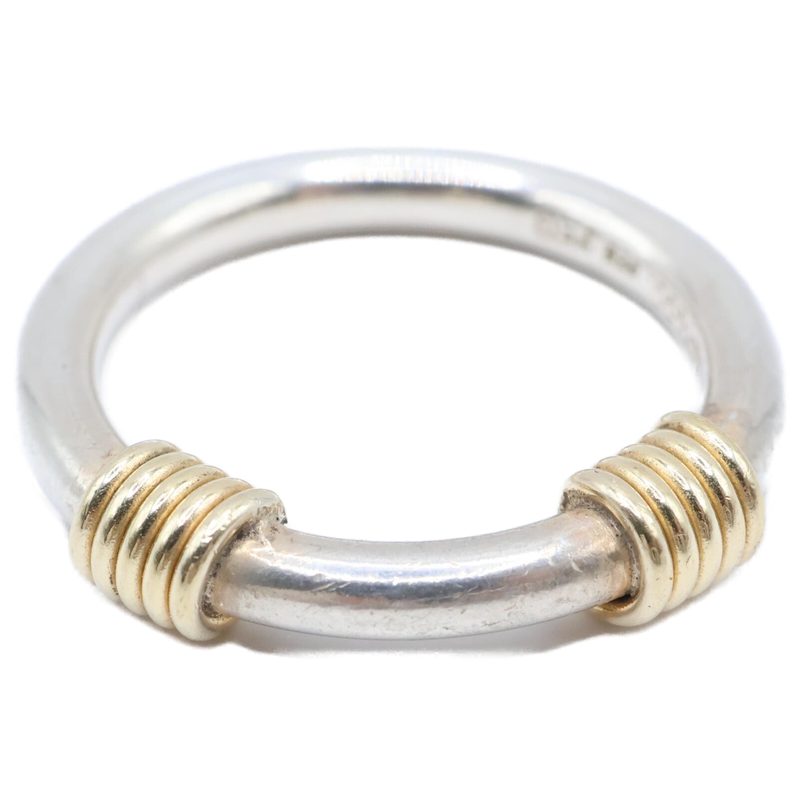 ティファニー コンビバンドウィズ2ワイヤー リング 925×750