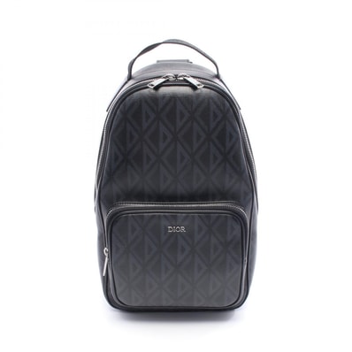 ディオール Dior ライダー ミニ スリングバッグ CDダイヤモンド ウエストバッグ ボディバッグ バッグ PVCコーティングキャンバス レザー メンズ ブラック系 / ネイビー系 【中古】