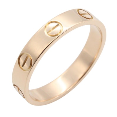 カルティエ CARTIER ミニラブリング リング・指輪 ジュエリー K18PG(ピンクゴールド) レディース ゴールド系 B4085200 【中古】