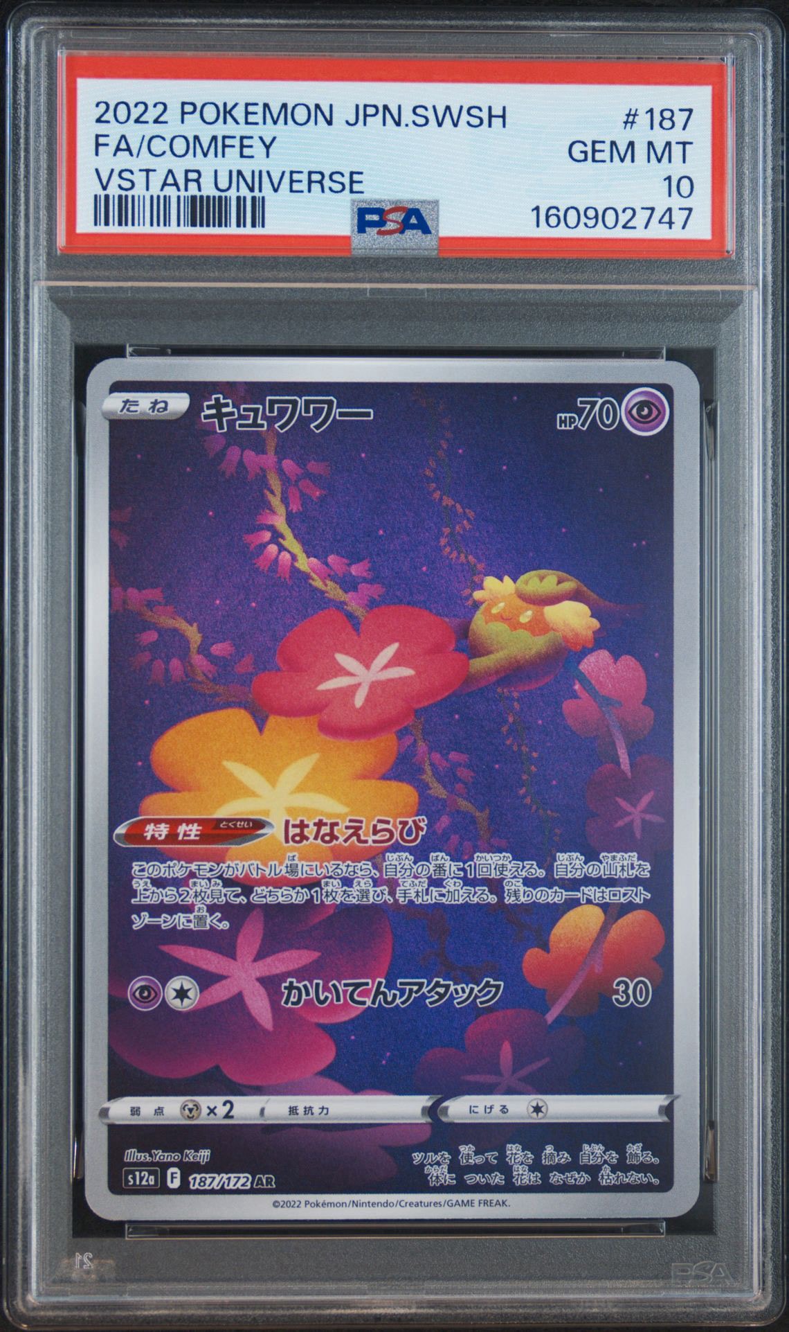 キュワワー AR[s12a 187/172](ハイクラスパック「VSTARユニバース」)
