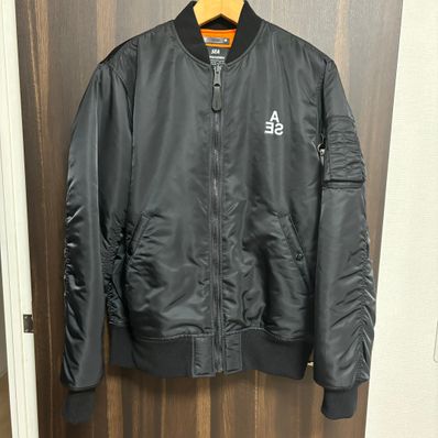 WIND AND SEA x MINEDENIM Reversible MA-1 "Black"