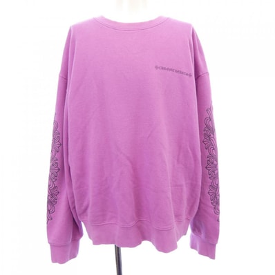 Chrome Hearts Matty Boy Spider Web Crewneck Sweatshirt "Purple"
