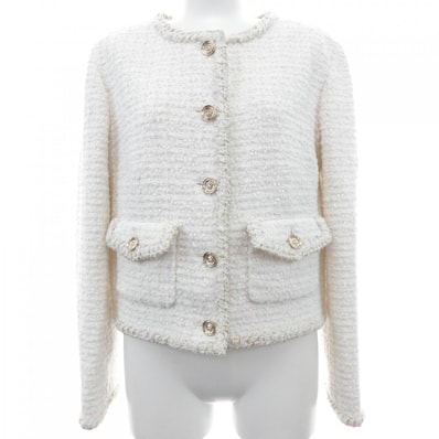 シャネル CHANEL LOOK62 P79844V72306 25A ノーカラージャケット