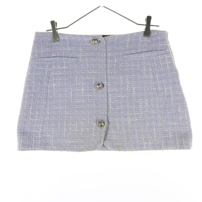 ZARA ザラ ミニ丈 スカート M パープル
