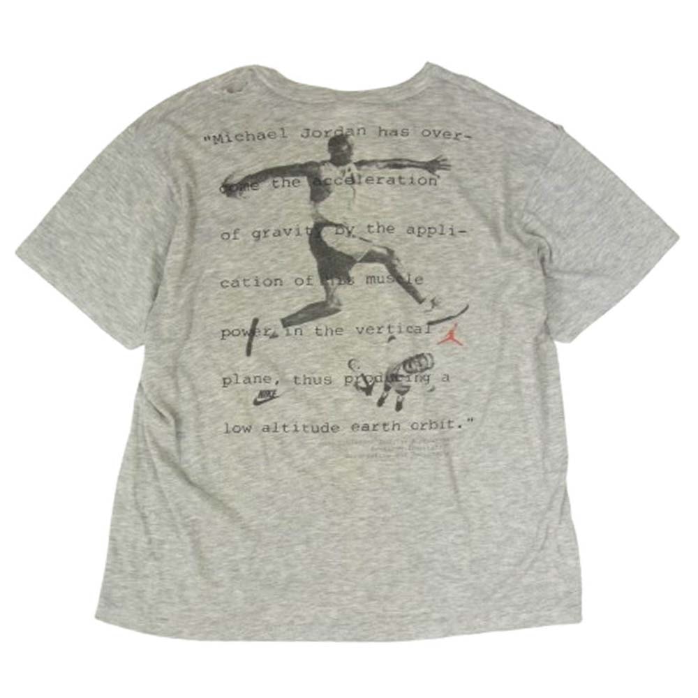 NIKE ナイキ Tシャツ 90s 銀タグ カナダ製 スパイクリー ジョーダン プリント Tシャツ グレー系 L/G【中古】