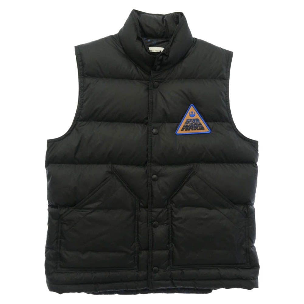 COACH コーチ F79838 × STAR WARS スター・ウォーズ Down Vest ダウン ベスト ブラック系 L【中古】