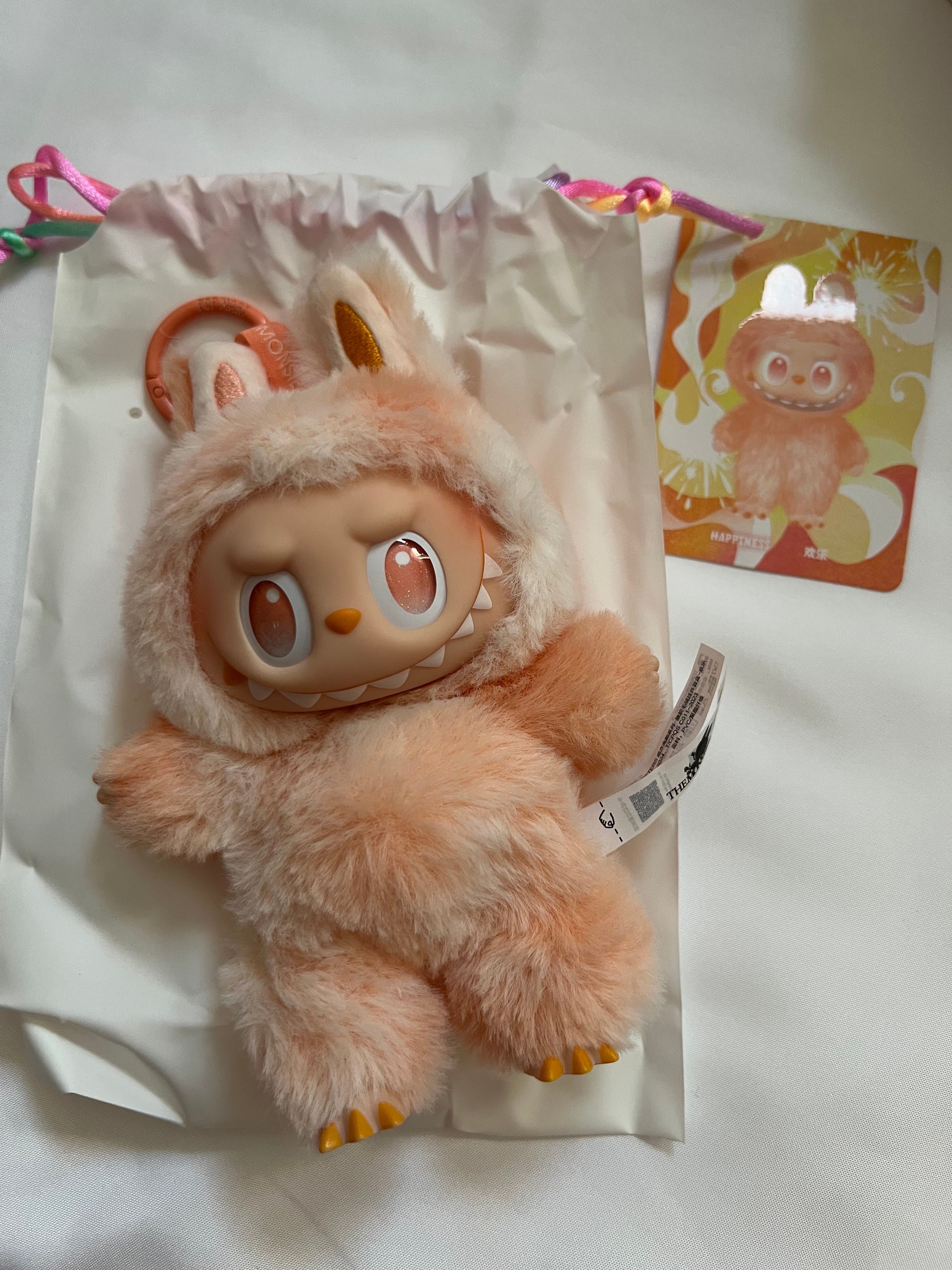 POP MART THE MONSTERS (LABUBU) Big into Energy Series Plush Pendant HAPPINESS