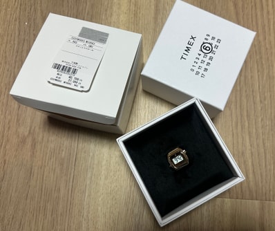 TIMEX x MM6 Maison Margiela T80 Ring Watch "Gold"