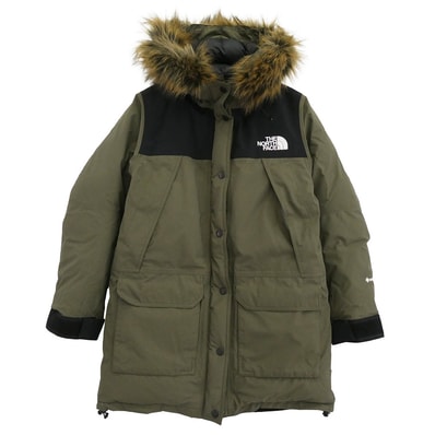THE NORTH FACE ノースフェイス ダウンジャケット NDW91935 Mountain Down Coat マウンテン ダウン コート ダウン ジャケット カーキ系 L【中古】