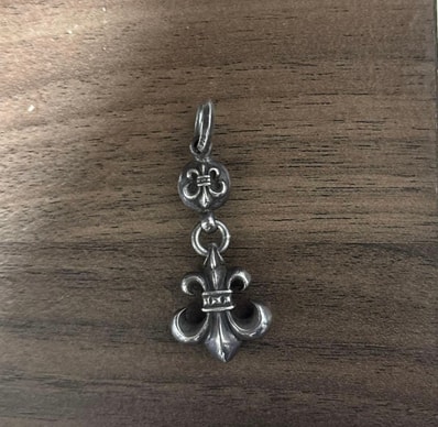 Chrome Hearts 1 Ball BS Flare Charm "Silver"