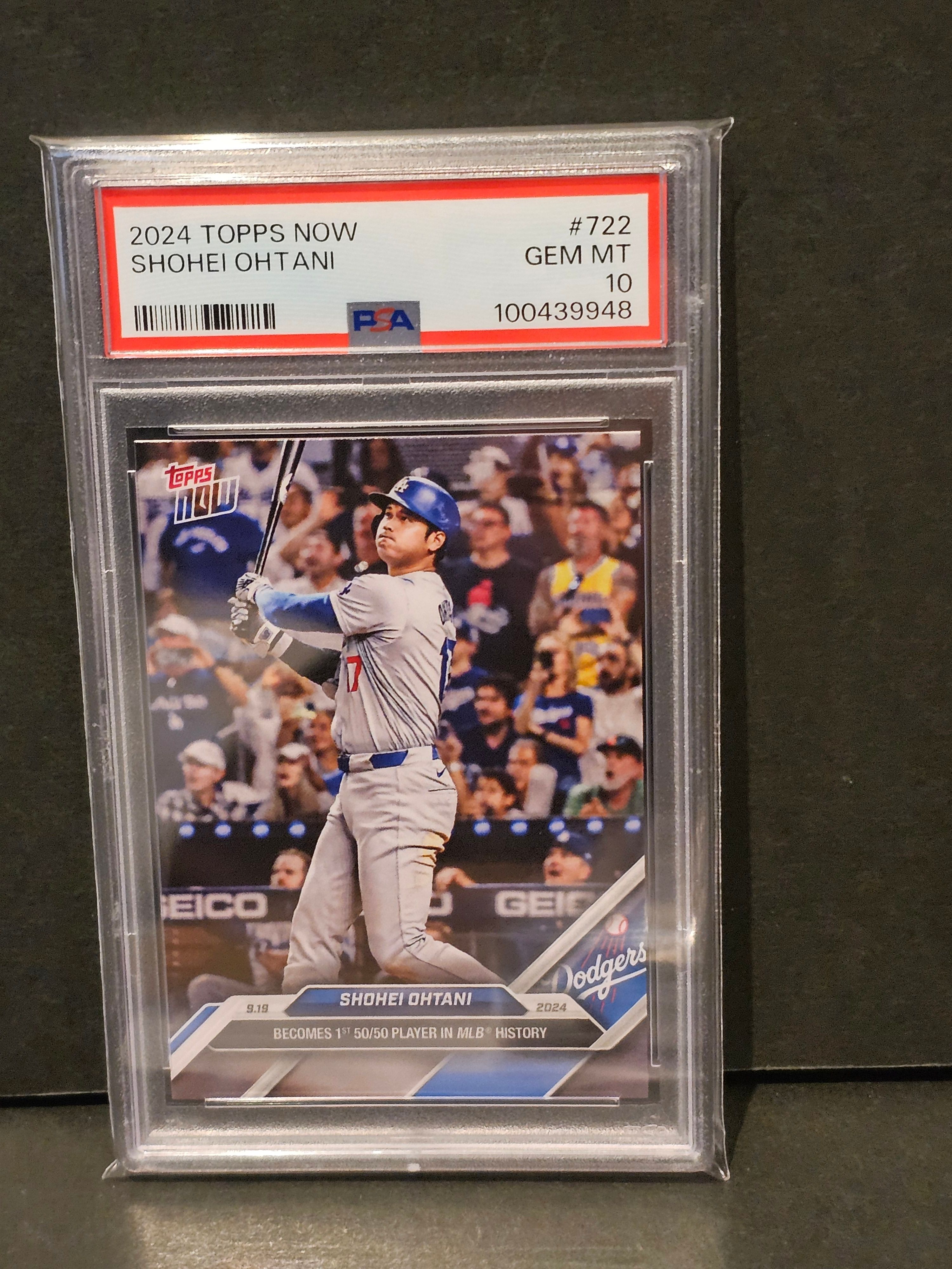 大谷翔平 [722](2024 MLB トップスナウカード「50/50 Club 9/19/24」)