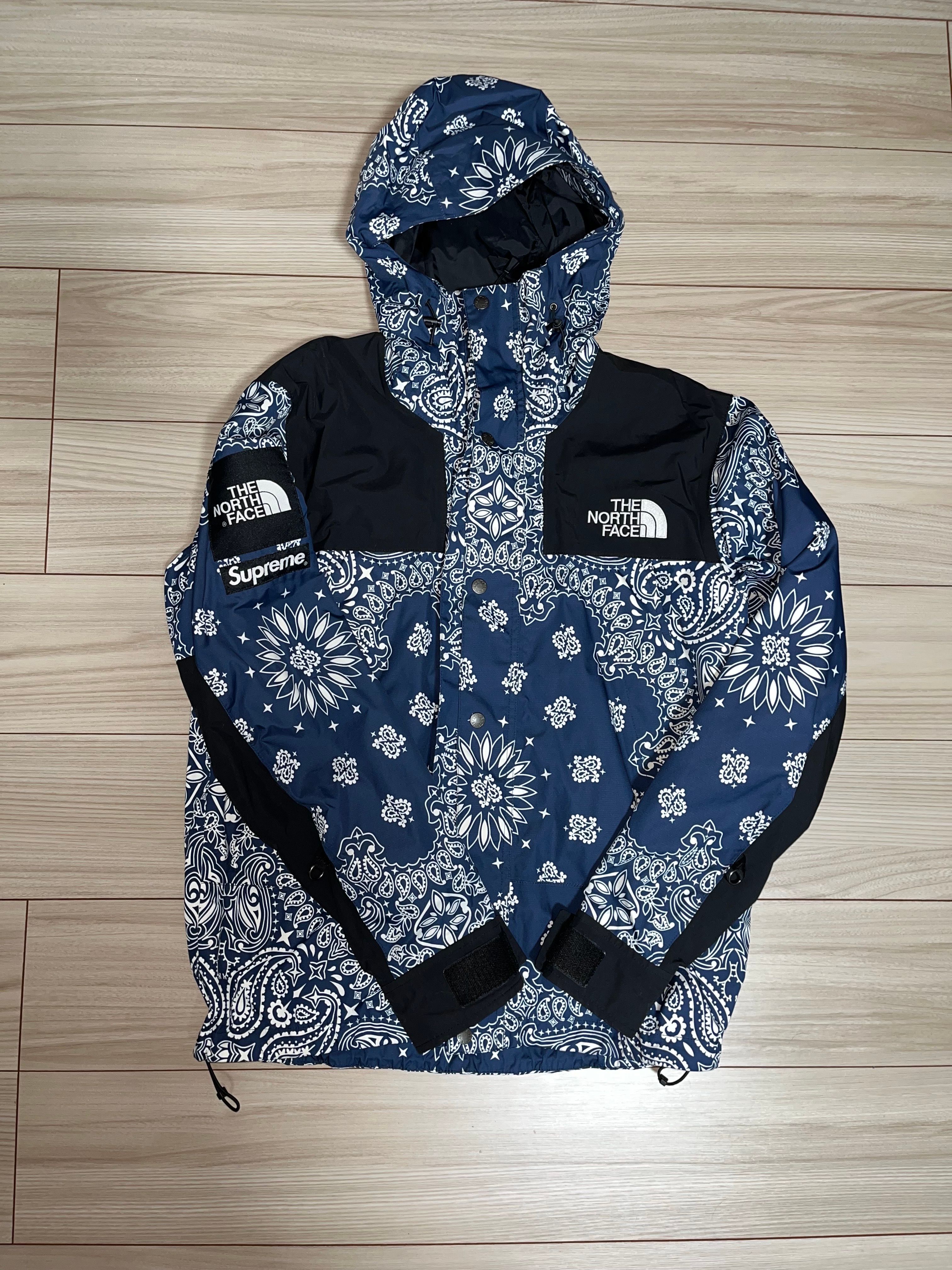 Supreme The North Face Bandana Mountain Parka "Navy"