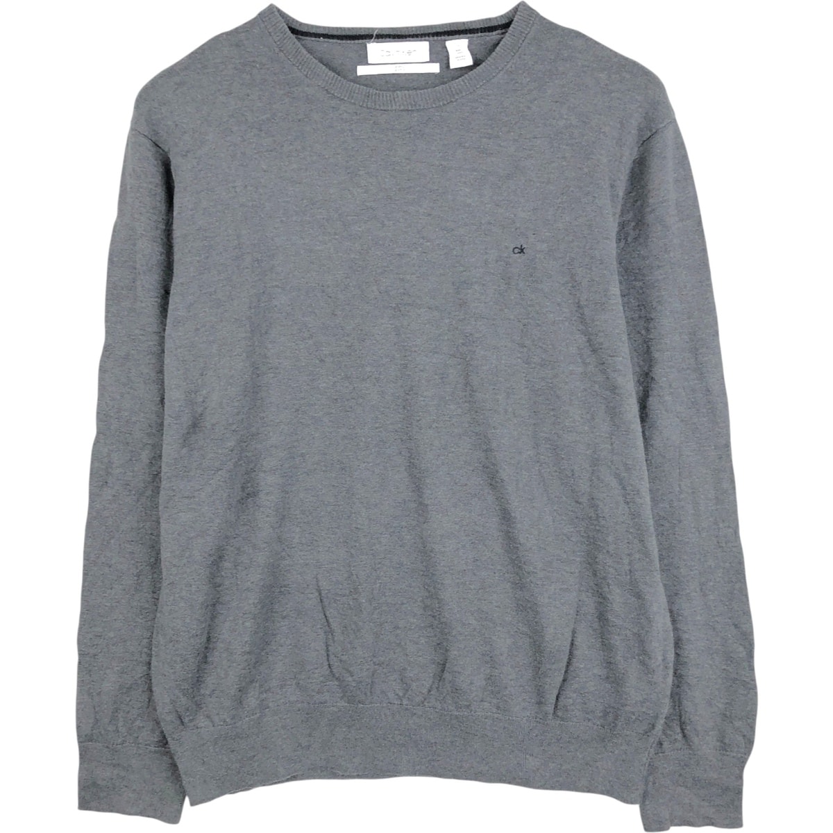 古着 カルバンクライン Calvin klein コットンニットセーター メンズL相当/eaa672486