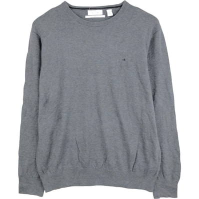 古着 カルバンクライン Calvin klein コットンニットセーター メンズL相当/eaa672486