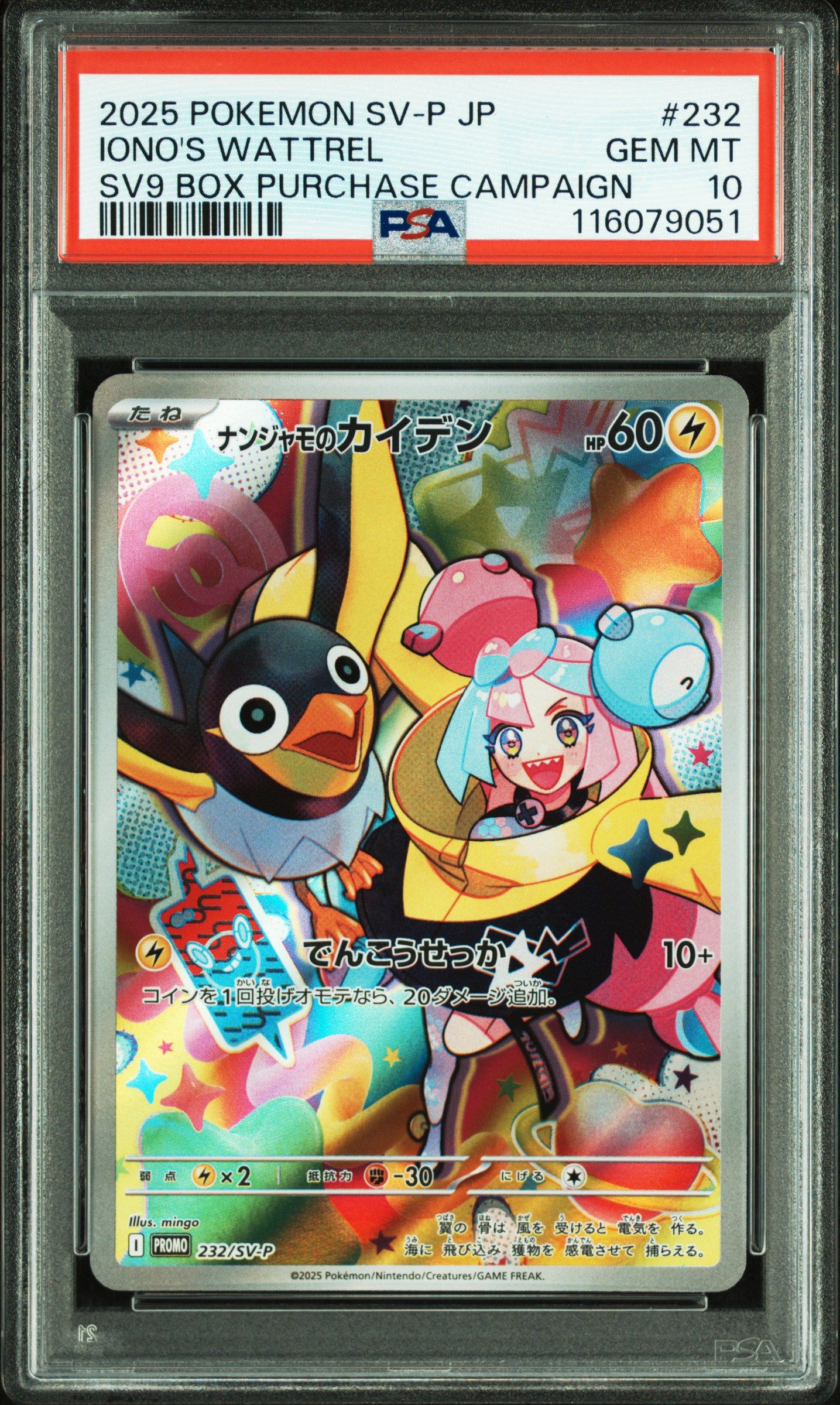 ナンジャモのカイデン P [SV-P 232](プロモーションカード「拡張パック バトルパートナーズ Box購入キャンペーン」)