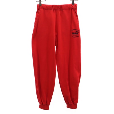 PUMA プーマ 90s 日本製 オールド ヒットユニオン ロングジャージパンツ M レッド
