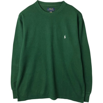 古着 ラルフローレン Ralph Lauren POLO RALPH LAUREN SLEEPWEAR サーマルロンT ハニカム メンズXL相当/eaa632402