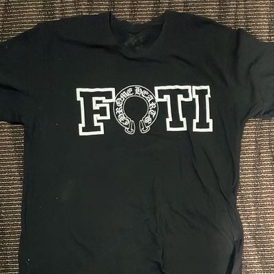 Chrome Hearts CH T-SHRT/1 Foti Horse Shoe Back Print T-Shirt "Black"