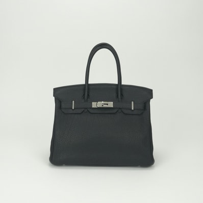 エルメス HERMES バーキン30 バーキン 30 バッグ トートバッグ トゴ ノワール Noir ブラック Black 黒 シルバー金具 ハンドバッグ