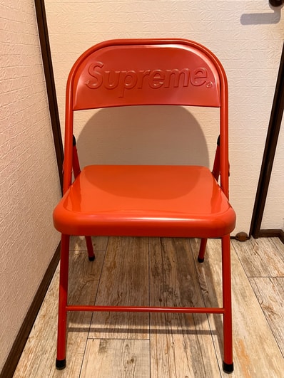 Supreme Metal Folding Chair "Red"