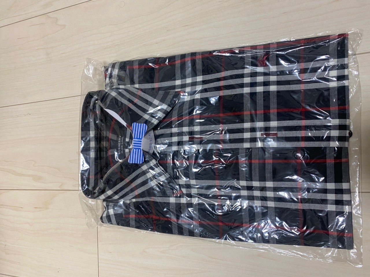 バーバリーブラックレーベル チェックシャツ