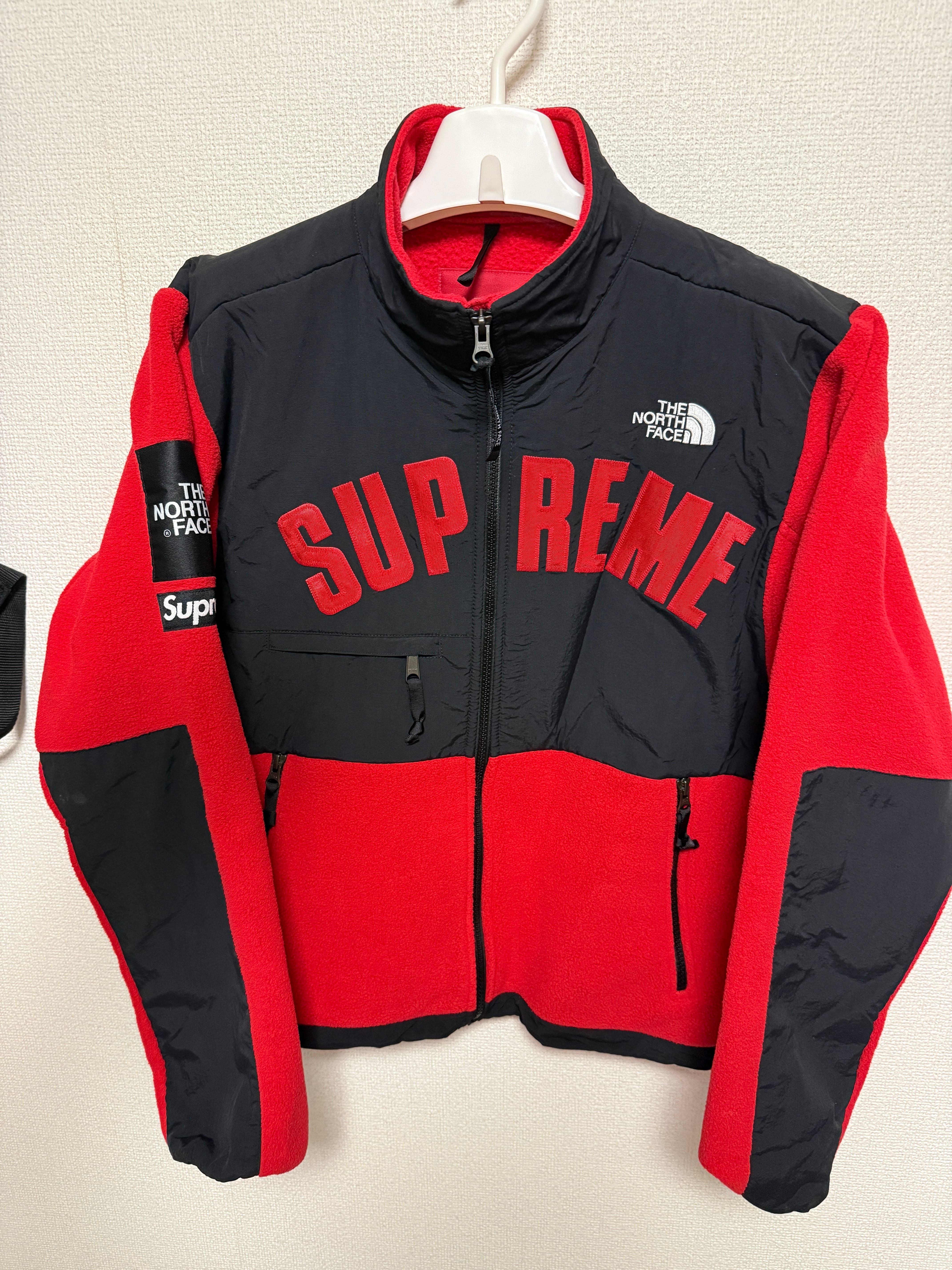 Supreme x The North Face Arc Logo Denali Fleece Jacket "Red"