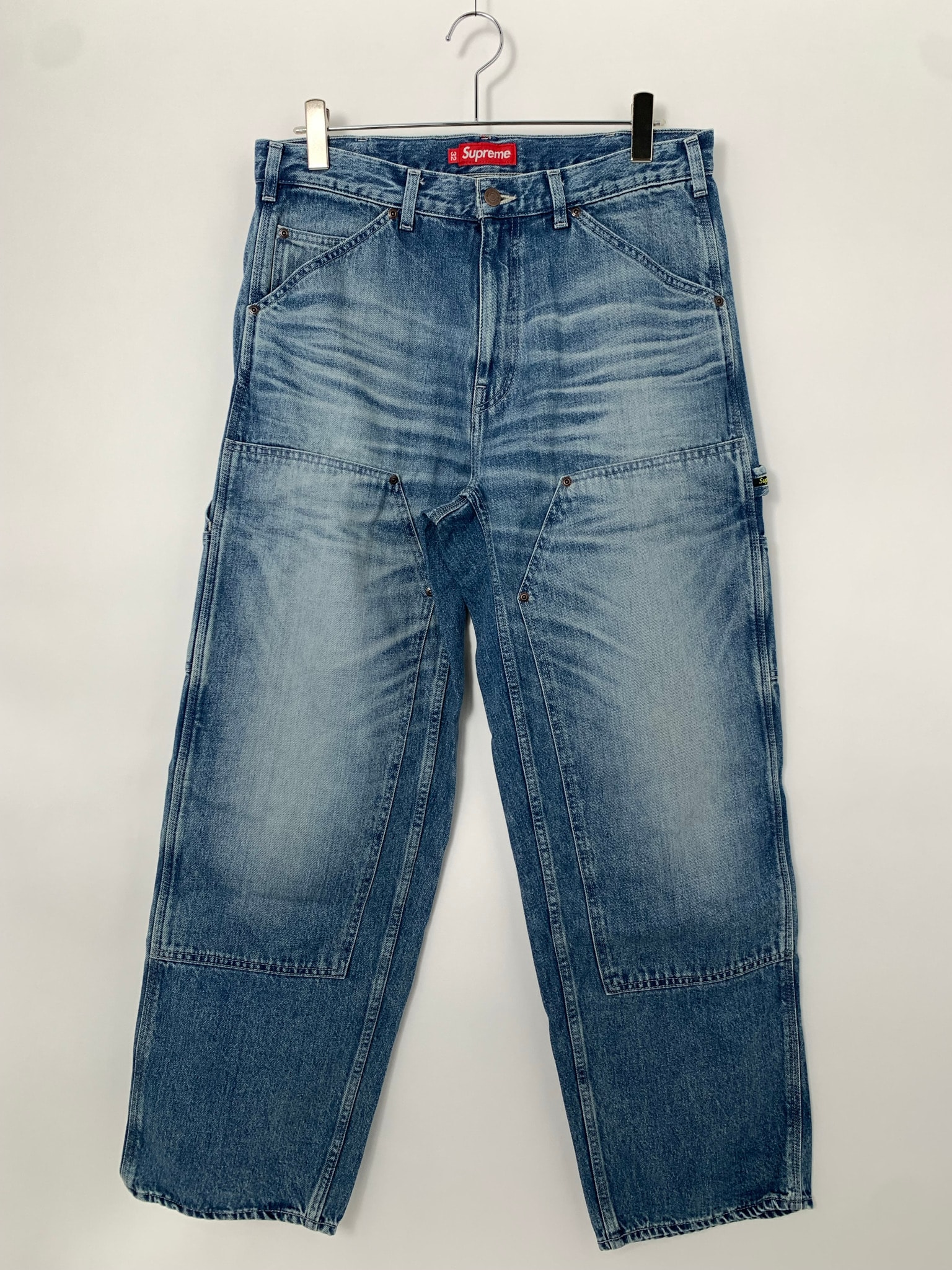 Supreme Worn Double Knee Painter Pant (25SS) "Denim"