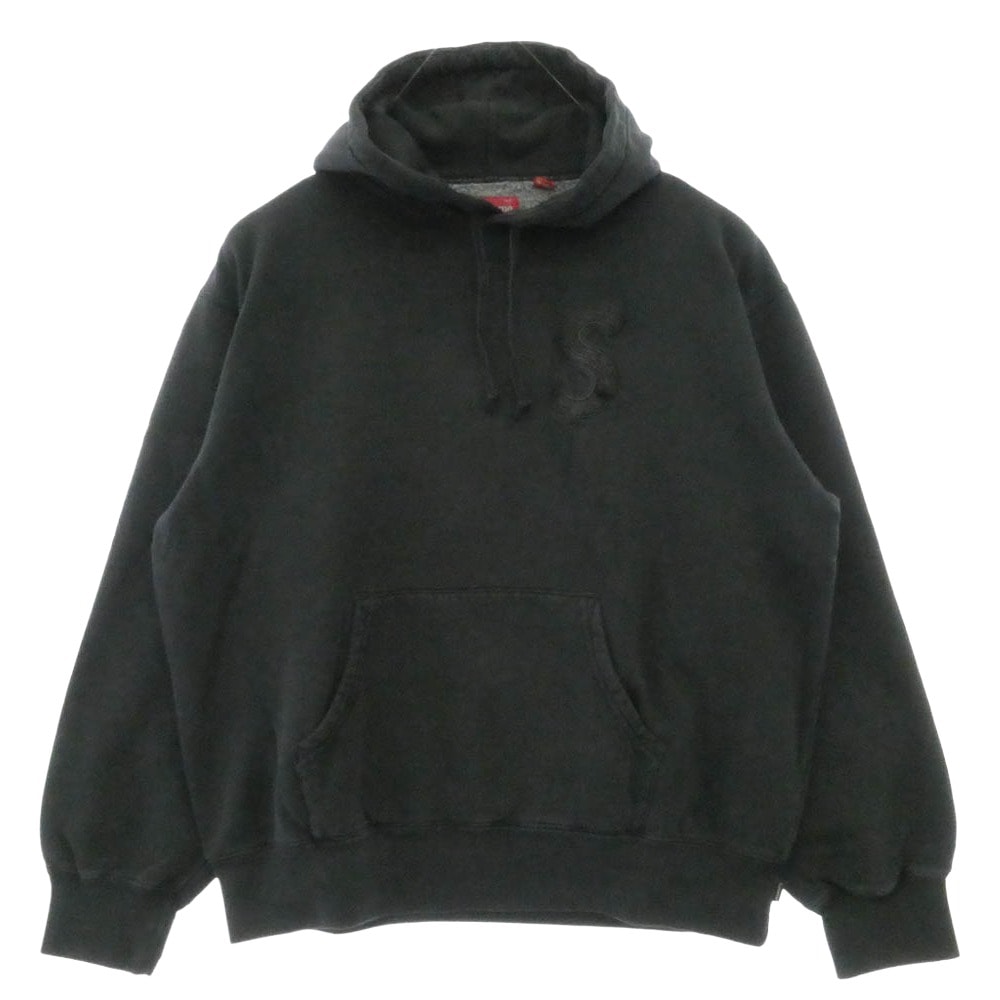 Supreme シュプリーム 23SS Overdyed S Logo Hooded Sweatshirt オーバーダイド ロゴ フーデッド スウェットシャツ プルオーバー パーカー フーディー ブラック系【新古品】【未使用】【中古】