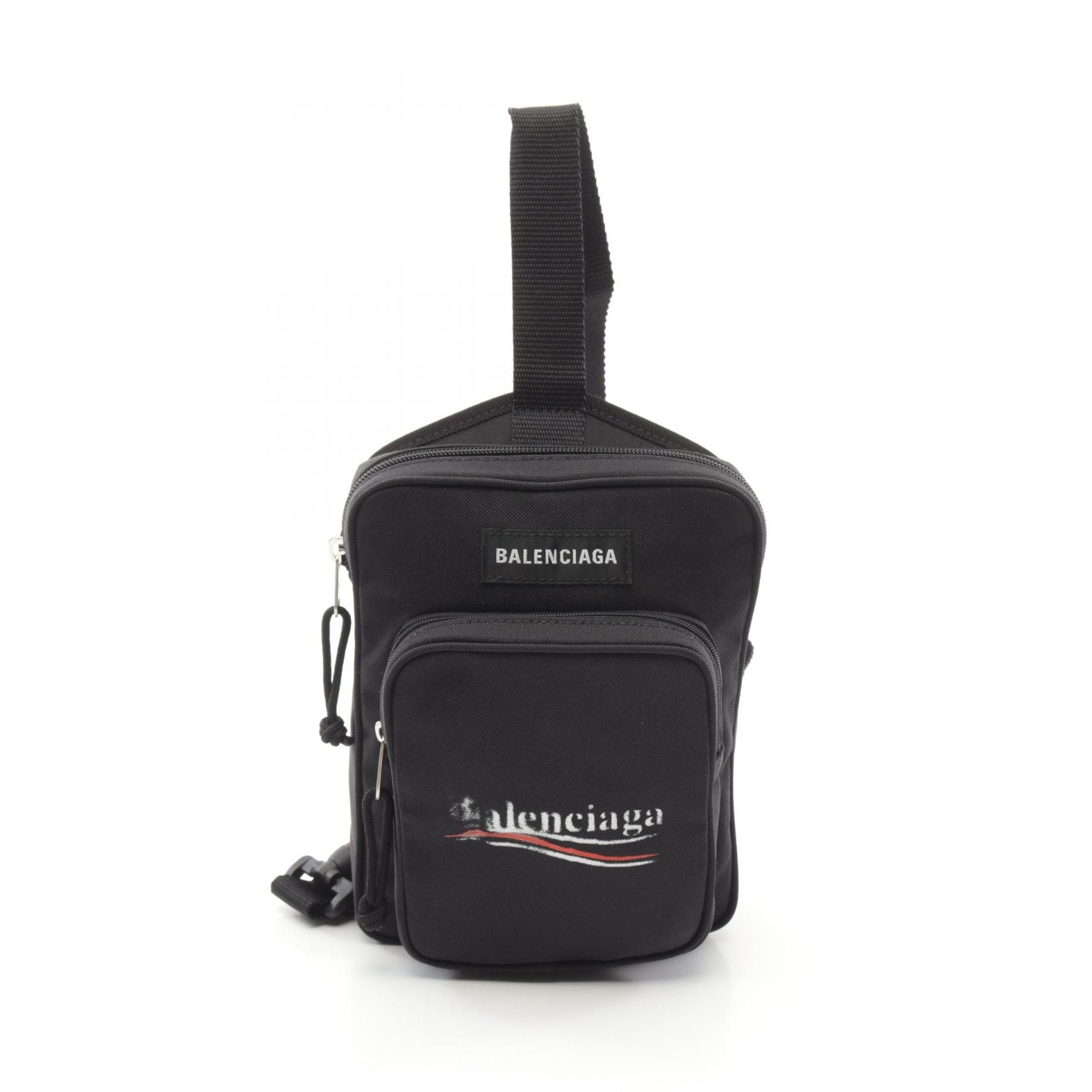 バレンシアガ BALENCIAGA エクスプローラー ウエストバッグ ボディバッグ バッグ ナイロンキャンバス メンズ ブラック系 6202602AA291090 【新品】
