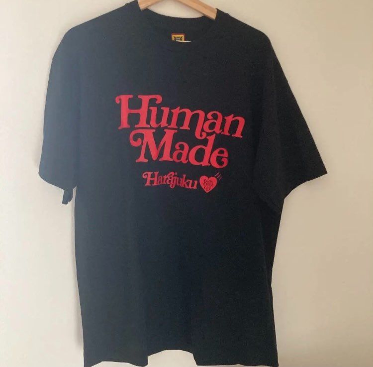 HUMAN MADE Girls Don't Cry Harajuku T-Shirt #1 "Black" / VERDY