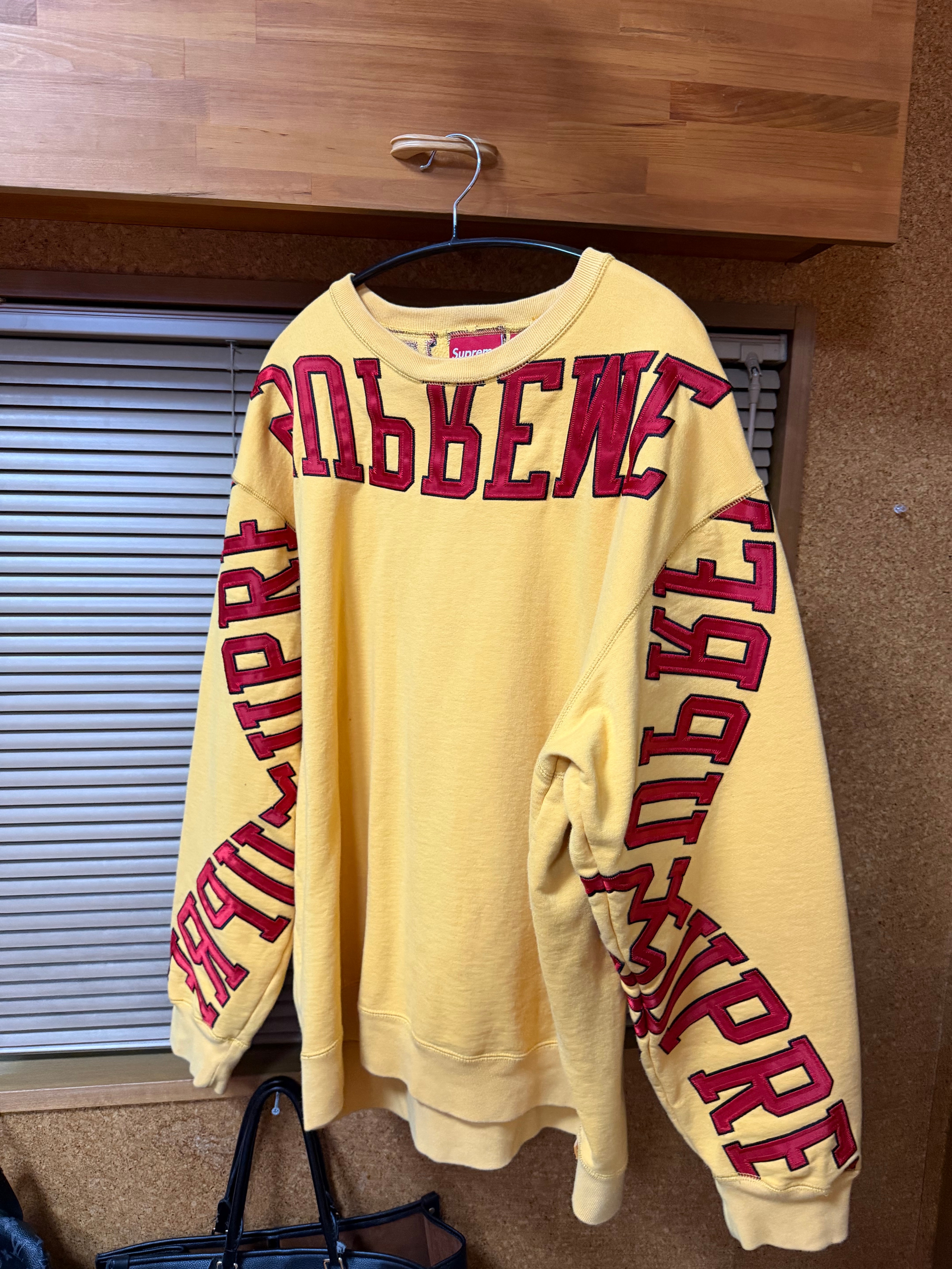 Supreme Multi Arc Crewneck "Dusty Gold"