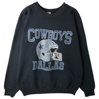 古着 90年代 フルーツオブザルーム FRUIT OF THE LOOM NFL DALLAS COWBOYS ダラスカウボーイズ プリントスウェットシャツ トレーナー USA製 メンズXL相当 ヴィンテージ/eaa612870